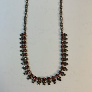 Sorrelli maple syrup line necklace